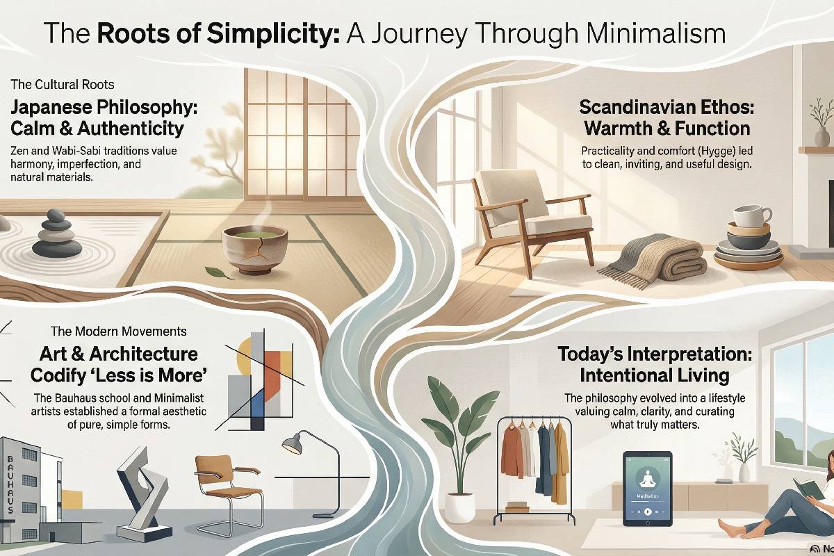 The History of Minimalism: A Journey Through the Design Philosophy That Shapes Modern Living