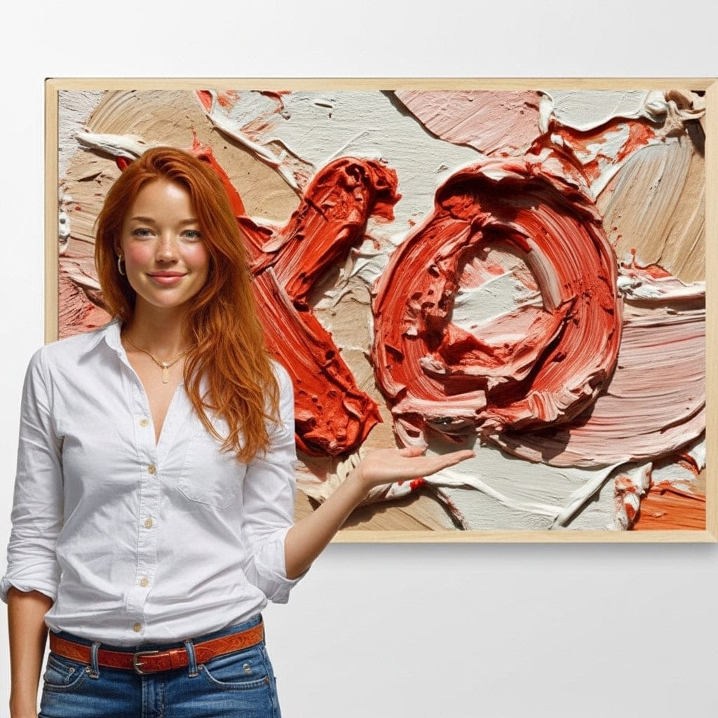 Abstract Art Print | Japandi | Passionate Kiss and Hug (24" x 36")